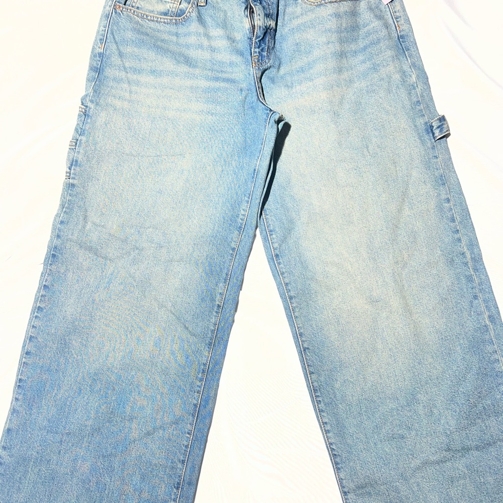 wild fable Light Blue low rise Baggy Jeans